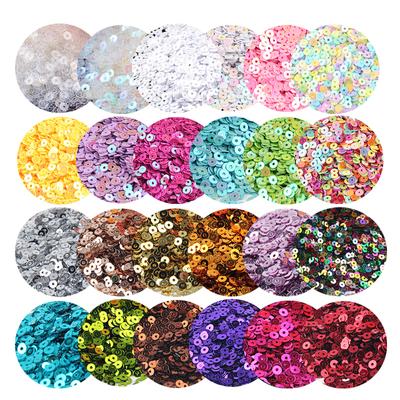 3mm 4mm 5mm 6mm Pailletten Flache Runde Lose Pailletten Handwerk Paillette Nähen Kleidung Dekoration DIY Zubehör Lentejuelas Para Coser