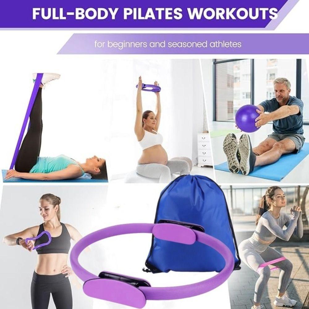 13Pcs/Set Portable Pilates Equipment Kit Body Shaping Resistance Bands  Home Workouts