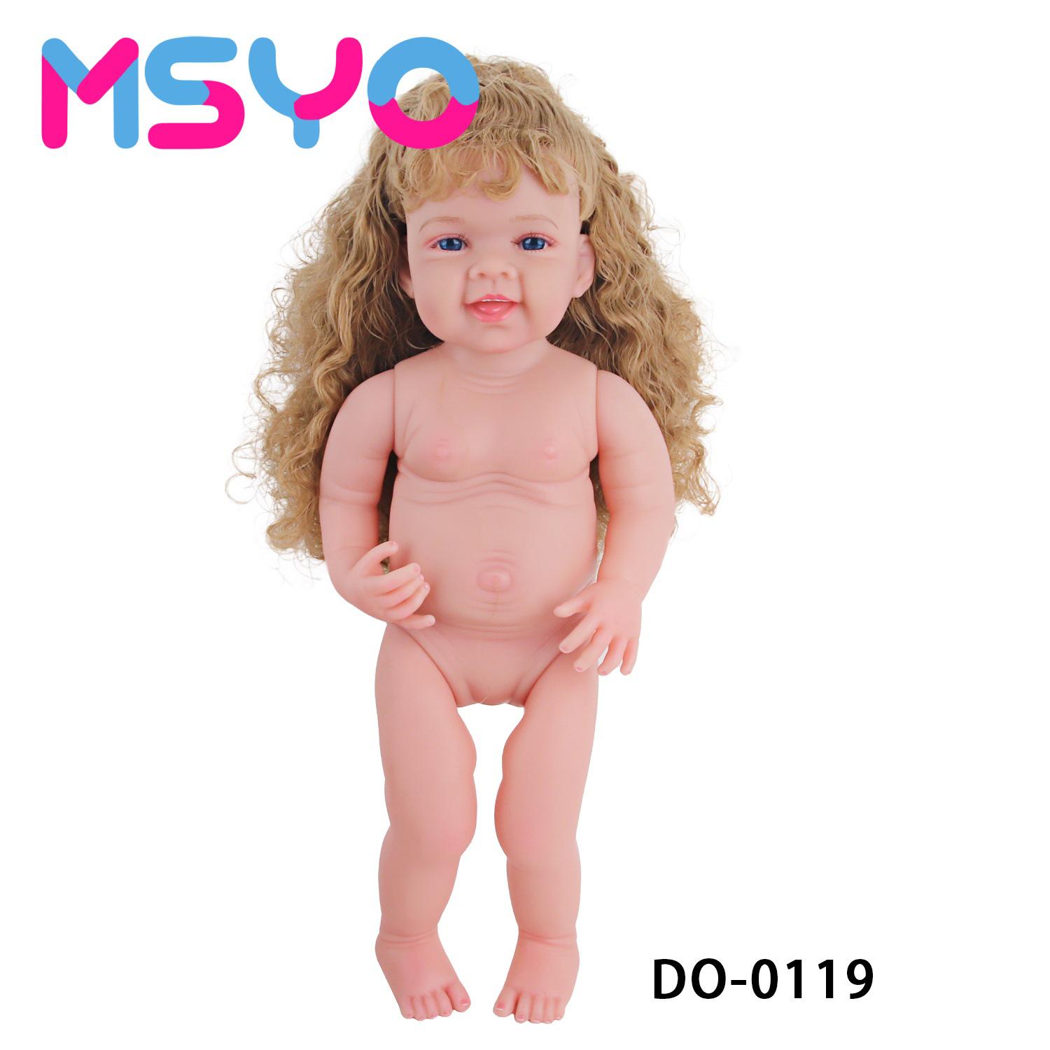 

Реалистичная виниловая кукла 22 дюйма с большими глазами и длинными волосами, можно купать и идеально подходит для игры