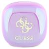 Écouteurs Bluetooth TWS Guess 4G avec logo imprimé et étui de chargement (violet)