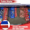 Magnetic Metric Socket Organizer Set 4-27mm Storage Tray Double-Row Tool Holder for 1/4 3/8 1/2 Drive Sockets Marine Boat Repair