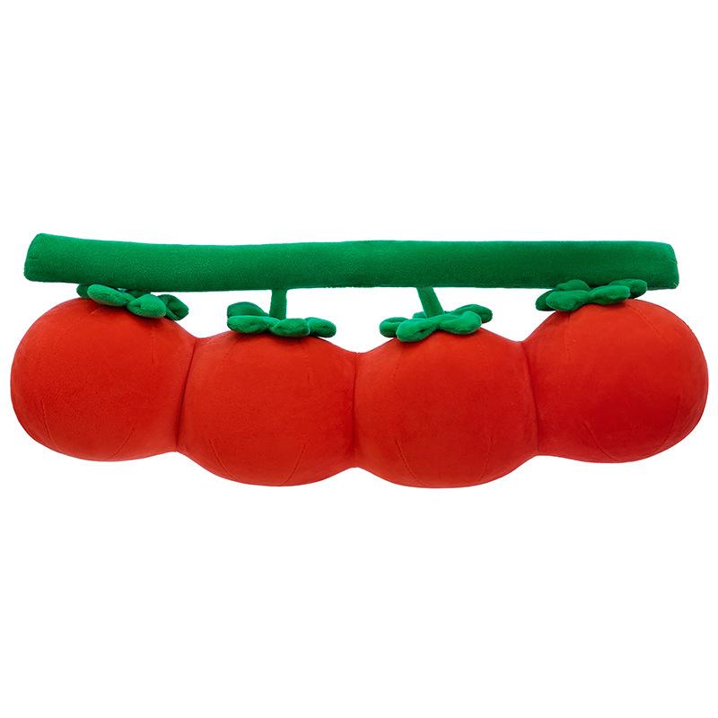 Mushroom Tomato Doll Super Green Onion Super Plant Series Tomato Plush Toy Doll Throw Pillow Gift