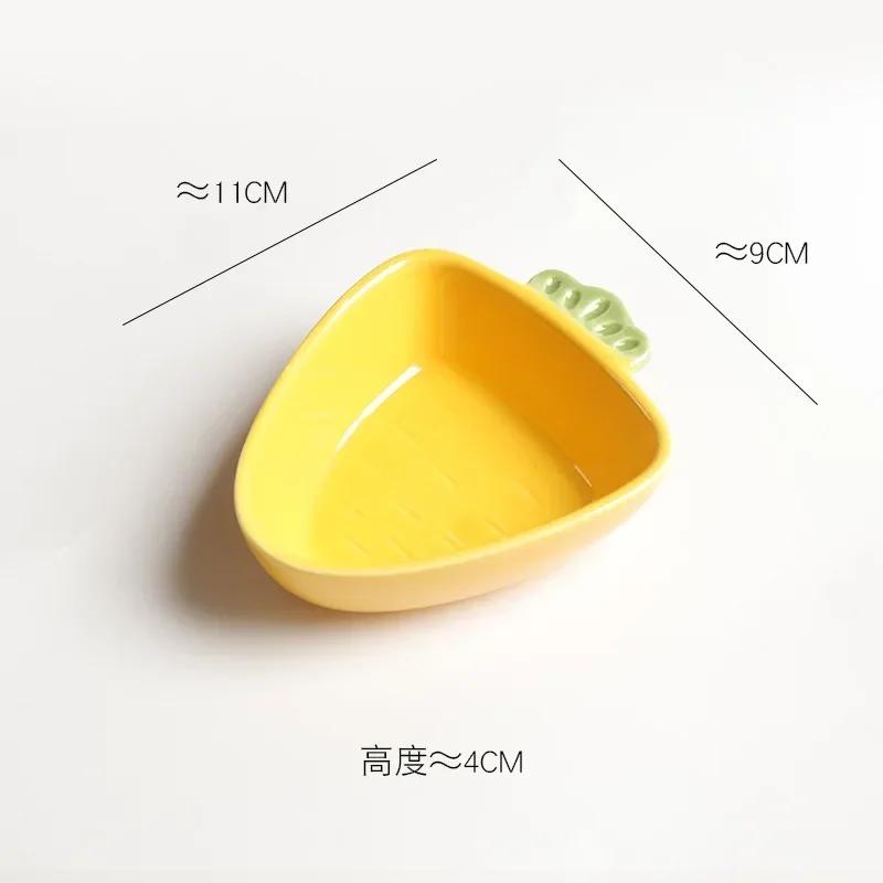 2025 Korean Style Creative Fruit Ceramic Tableware Small Condiment Dish Ceramic Soy Sauce Vinegar Hot Pot Barbecue Dipping Plate