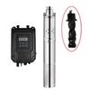 Small Household Stainless Steel Deep Well Submersible Pump Solar Brushless Screw DC Pump Irrigation Efficient Water Pump