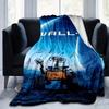 1pc Wall-E Printing Blanket - Soft, All-Season Throw for Office Blanket,  | Personalized Gift with Adorable Cartoon Design