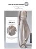 Pantaloni da donna a vita alta a gamba larga Sticky Rice - Pantaloni casual a gamba dritta a vestibilità ampia per primavera/autunno