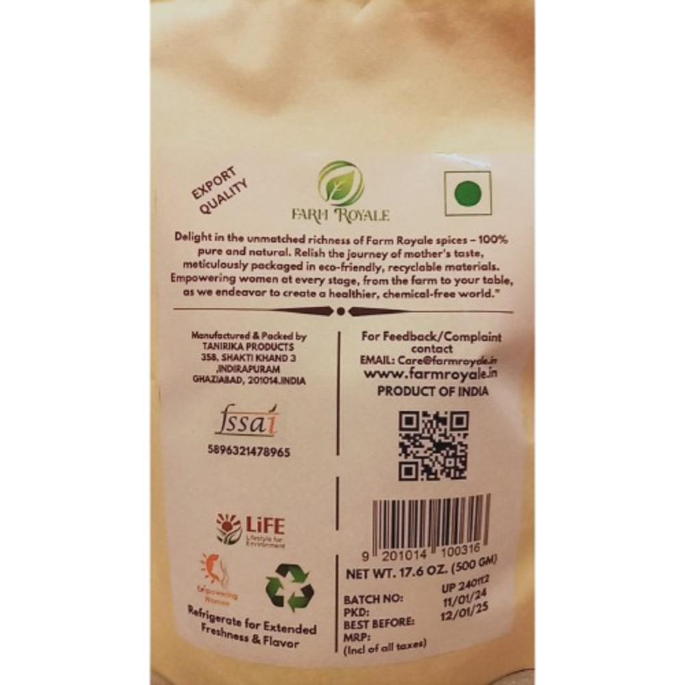 Farm Royale Dried Raw Mango Whole 1kg | Amchur Pieces | Tangy Natural Spice | Farm Fresh