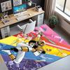 Mighty Morphin Power Rangers Pattern Rug, Indoor/Outdoor Mat, for Picnic, Gameroom, Bedroom, Office, Living Room, Home Decor Carpet, Birthday Gift