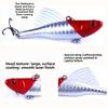 5PCS 6.5cm 17.2g 6The Hook Sinks quicklyVIBPencil Fishing Lure, Sinking Sea Fishing Artificial Bait, Pencil Fishing Tackle