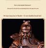 Guan Gong God of Wealth Statue - Attracts Prosperity, Worship Niche Decor.