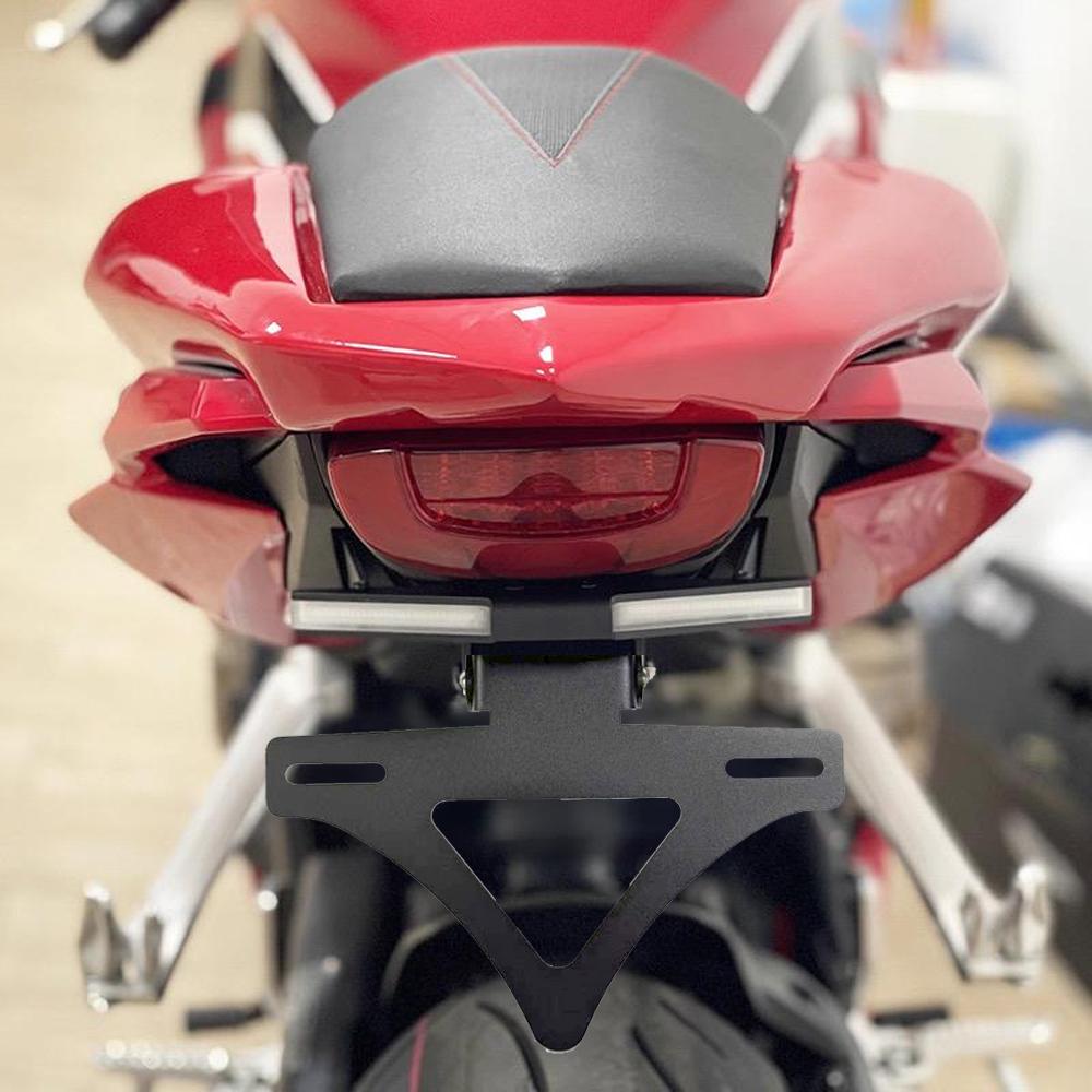 For Honda CB650R CBR650R 2021-2025 Motorcycle License Plate Holder LED Light Tail Tidy Fender Eliminator CB 650R CBR 650 R