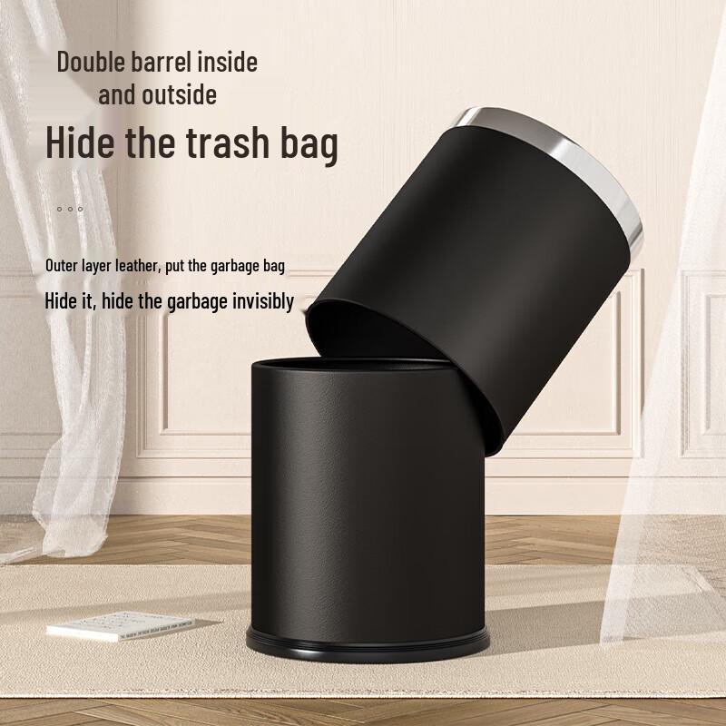 NHZHIW 10L Press-Ring Küchenmülleimer