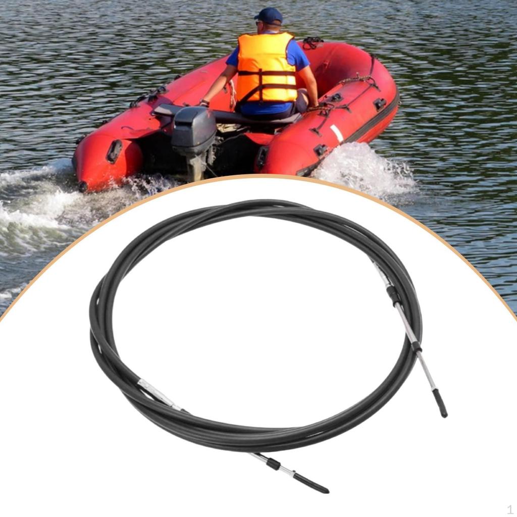 , Portable And Universal Throttle Control Cable for Outboard Motors, Boats Yachts.