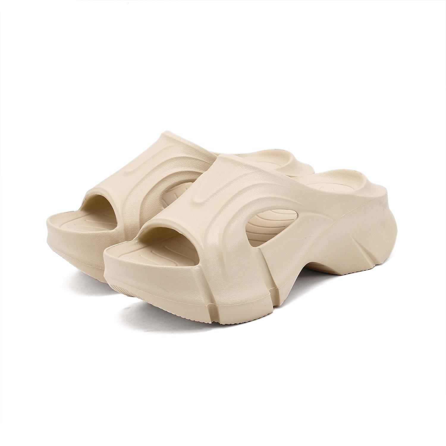 

Уличные женские шлепанцы на высоком каблуке, горячая распродажа, удобные мягкие женские сандалии на толстой подошве из ЭВА, новые Sandalias De Mujer Verano 2024 34 хаки