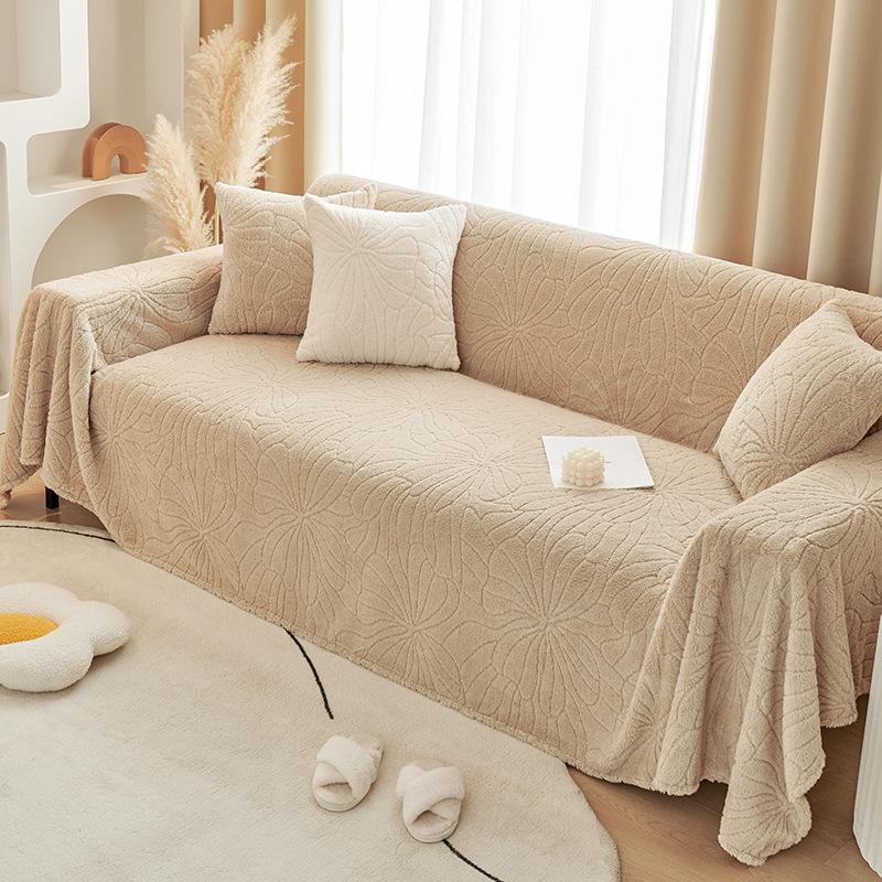 

Чехол на диван, полотенце, зимний минималистичный современный чехол для дивана, подушка, плюшевый чехол, одеяло, универсальный универсальный зимний чехол, утолщенная ткань 180*130cm