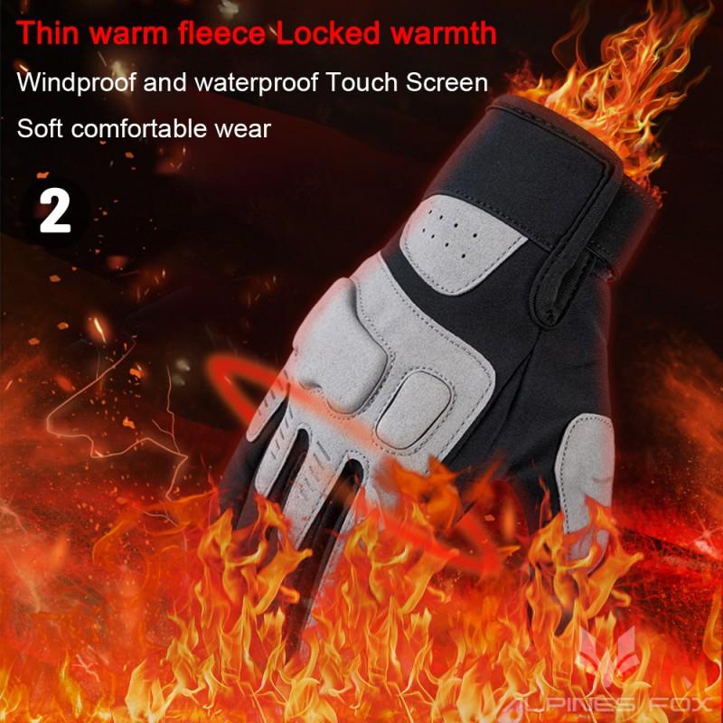 Motorcycle Riding Gloves Men Women Winter Warm Waterproof Retro Mesh Touchscreen Anti-Slip Breathable Protective Gear