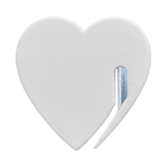 Christmas Paper Cutters Heart-Shaped Envelope Opener Gift Wrapping Tool Safe Plastic Paper Trimmer for Craft Letters Wrapping