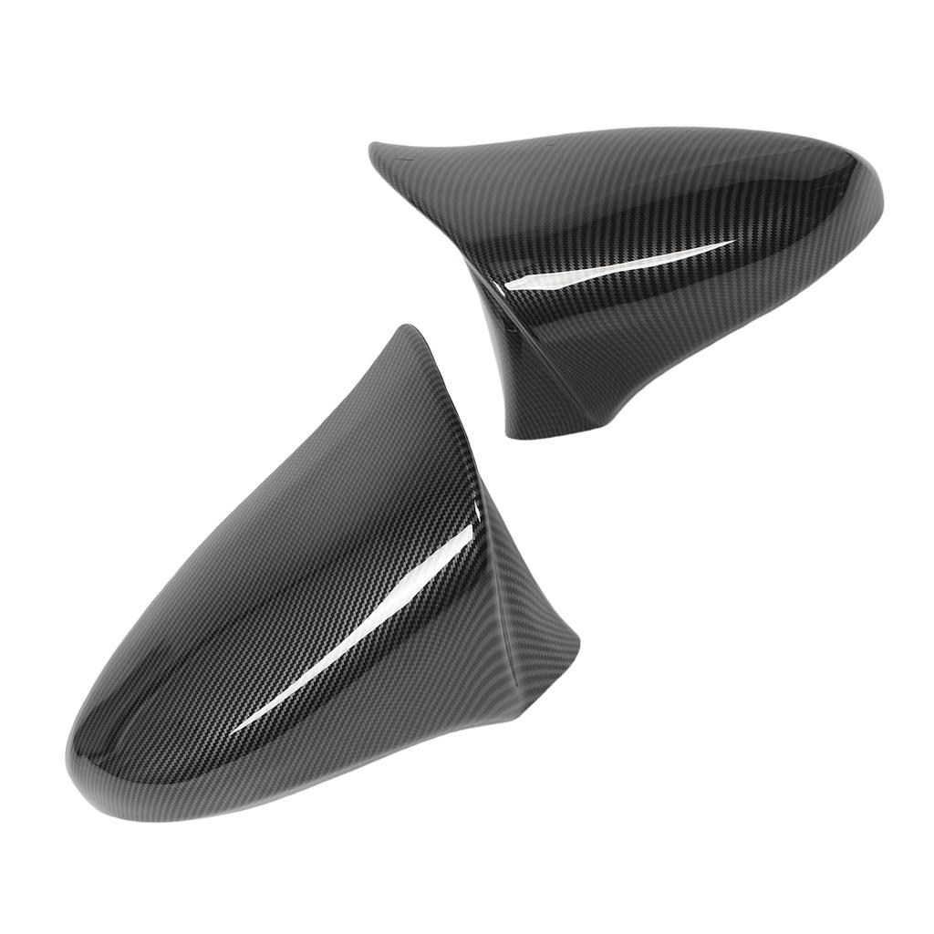 2PCS Car Rearview Mirror Cap Carbon Fiber Pattern Door Wing Rear View Mirror Cover Replacement for IS200 250 300 350 2014-2020