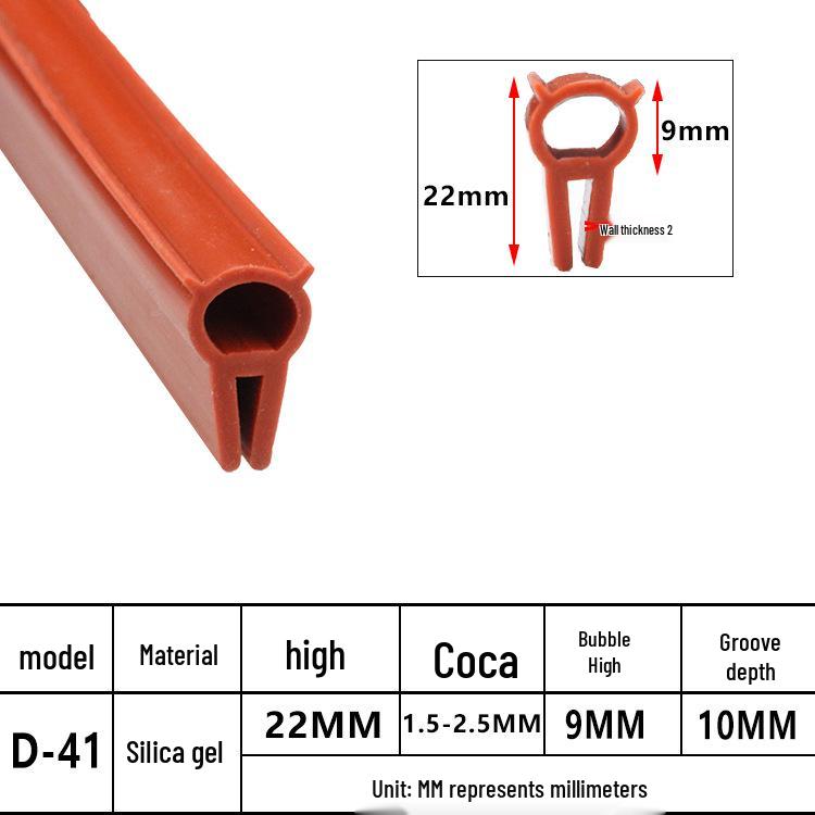 U-Shaped Waterproof Anti-Collision Dustproof Electrical Cabinet Rubber Seal