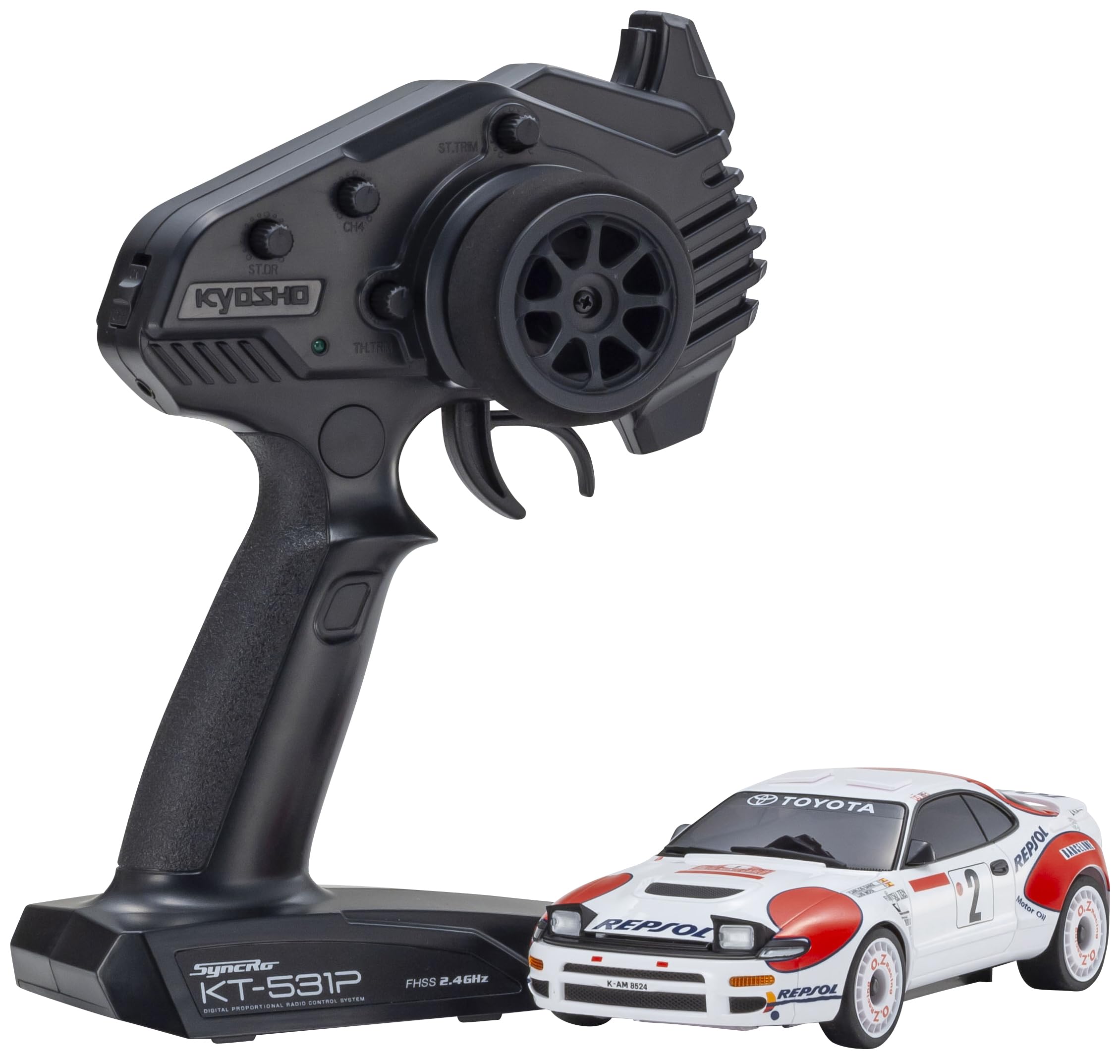 

Kyosho Mini-Z AWD Toyota Celica GT-FOUR RC No.2 WRC 1992 Carlos Sainz Electric Radio Control Car 32654CS