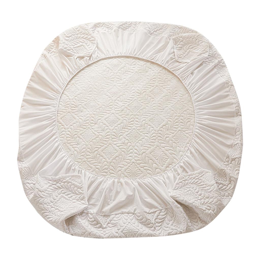 Mattress Cover Water Resistant Soft Dust Prevention Brushed Fabric Mattress Protector for Home Hotel 180x200cm