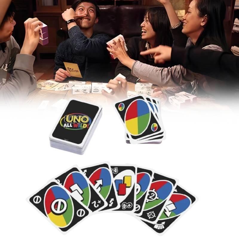 All Uno Wild Poker Card Board Game Family Party Prop Educational Toys Gifts