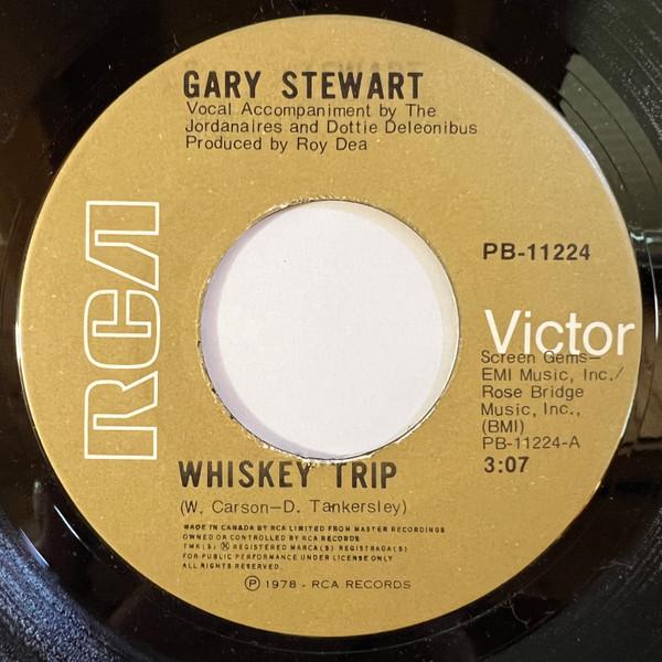 

7inch Record GARY STEWART - Whiskey Trip PB11224 RCA Victor 1978 Canada Folk Used