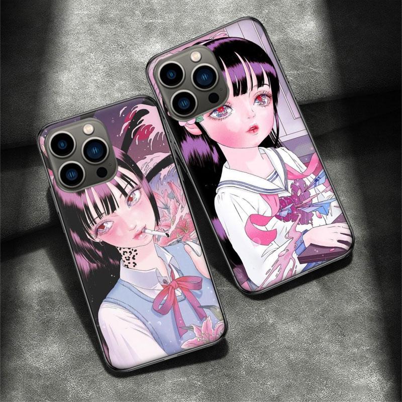 Shintaro Horror Cartoon Kago Phone Case For Apple Iphone 15 13 12 11 14 Pro Max Mini Cover SE 2020 X XS XR 8 7 6 6S Plus 5 5S Sh