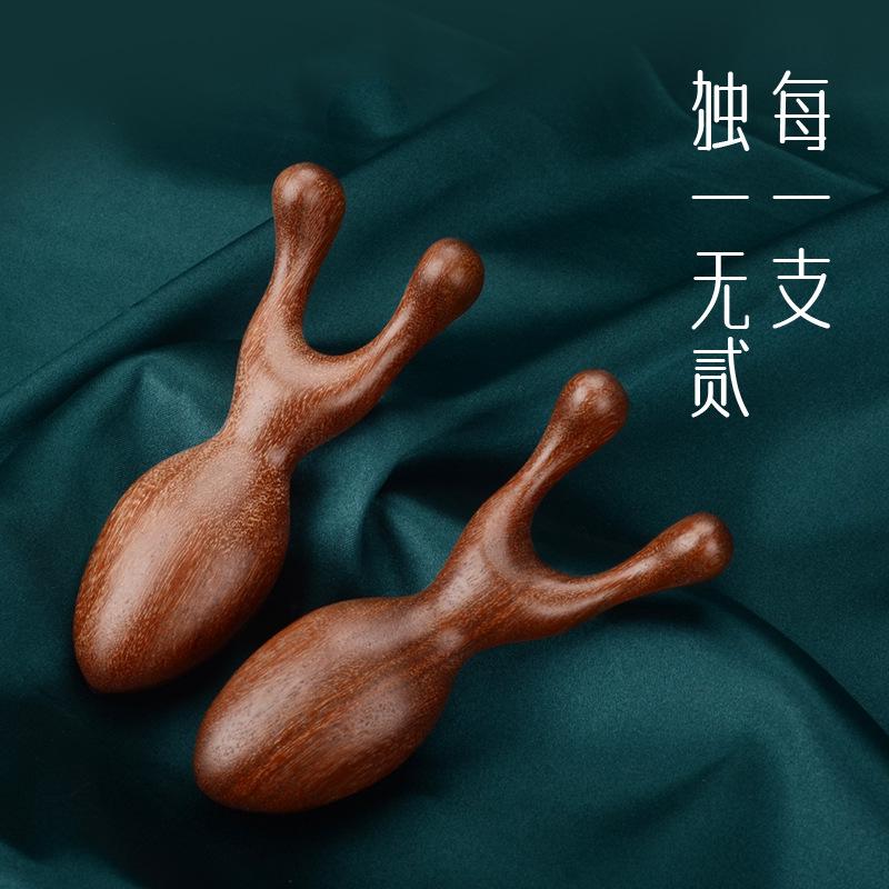 Sandalwood Facial Massage Comb for Eye & Nose Relief, Hair Growth, and Dark Circles Treatment