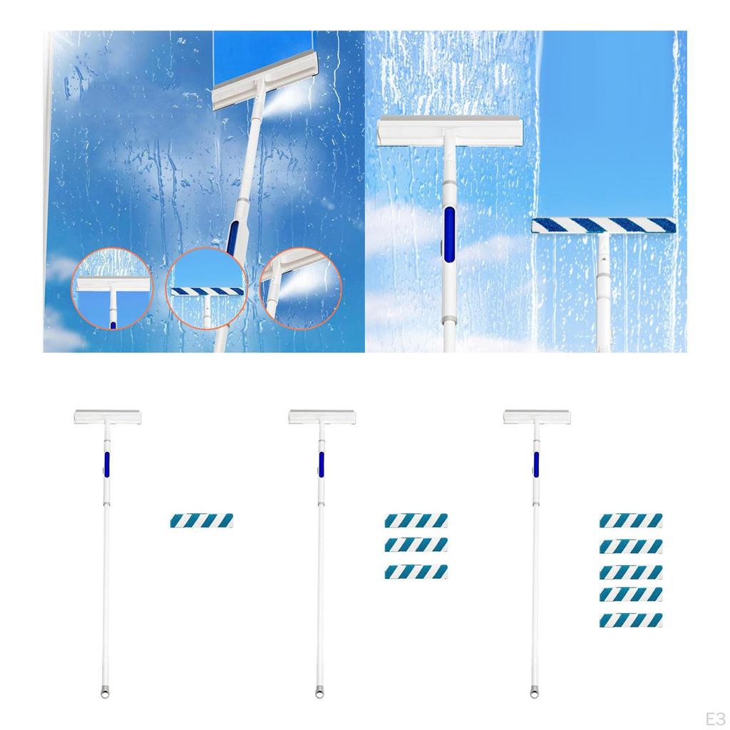 3 In 1 Retractable Window Cleaner for Bathroom And Kitchen Surfaces