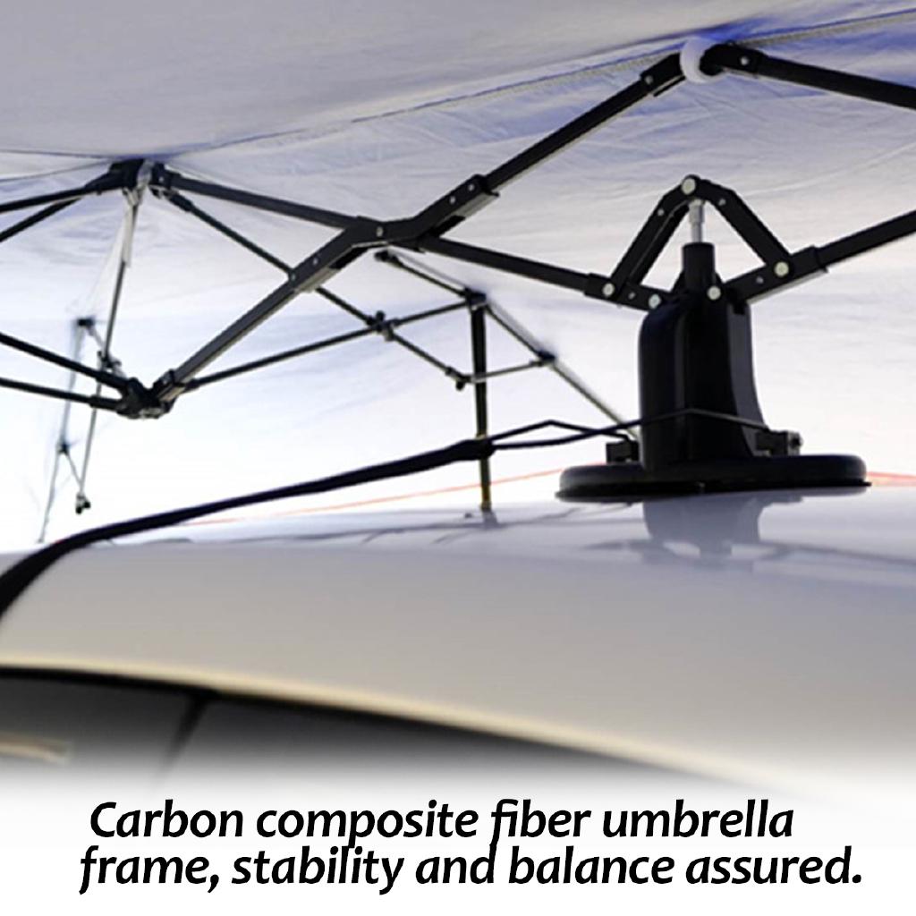 25W Automatic Remote Control Car Umbrella Tent Sun Shade Awning Shelter Cover SUV Truck Sun Shade Waterproof Fold Car Canopy Tent
