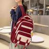High-value Schoolbag for Women's Campus Style, Light, Large-capacity Backpack, Junior High School Students, High School Students, Casual Backpack Tide