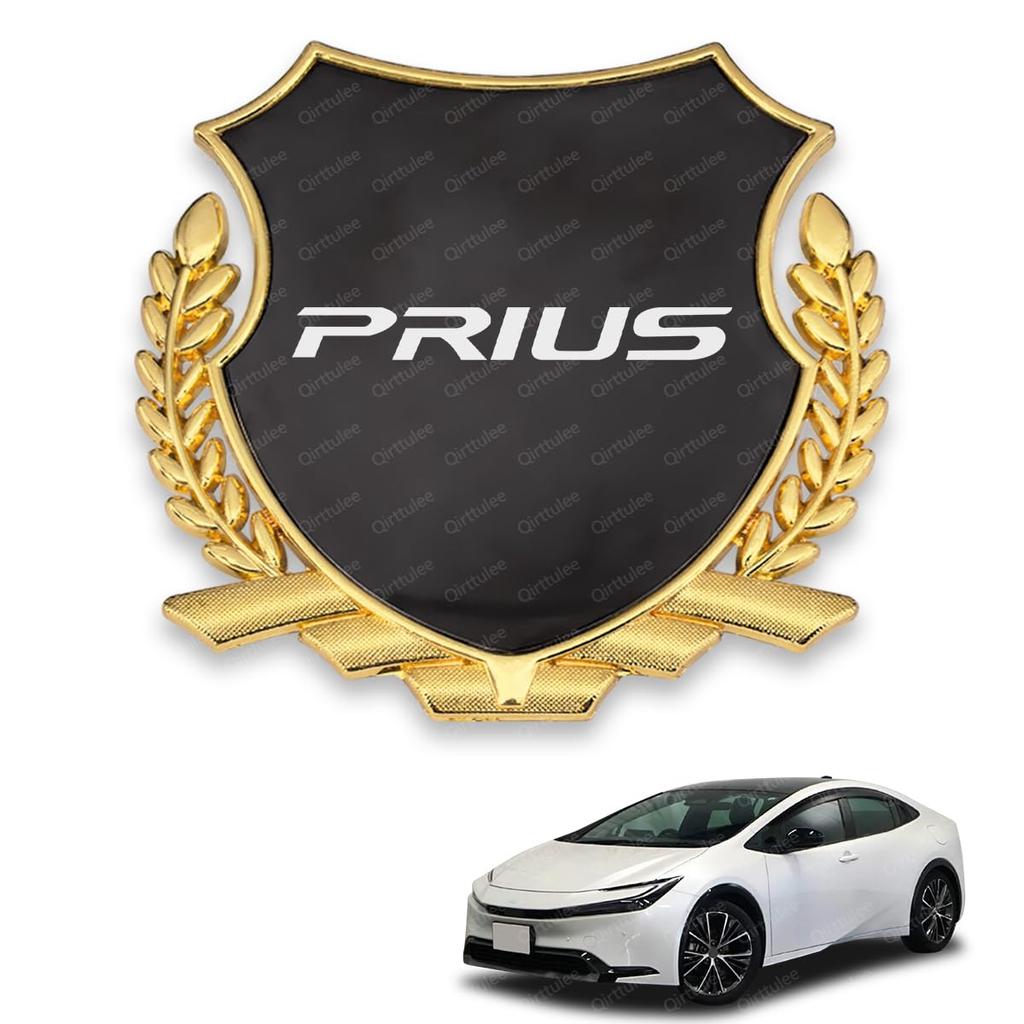 Prius Car Metal Prius 30 40 50 60 Car Sticker Car Logo Decorative Sticker Mirror Emblem, Emblem, Series, Series, Series, Series, Decal, (Gray Finish,