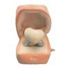 Ring Box Heart Shape Ring Case Toy Plush Ring Box Case Plushies Doll  Kids Playing Supplies