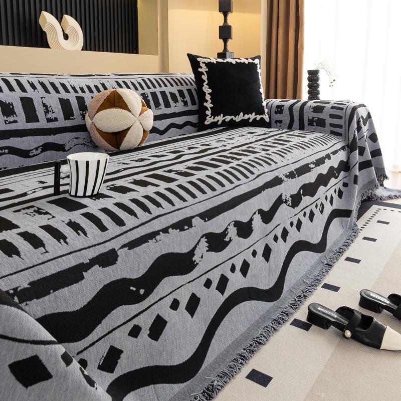 Žinylkový potah na pohovku odolný proti kočkám Plné pokrytí Protiskluzový chránič pohovky Celoroční Univerzální pohovka Kempingová deka Ochrana proti prachu