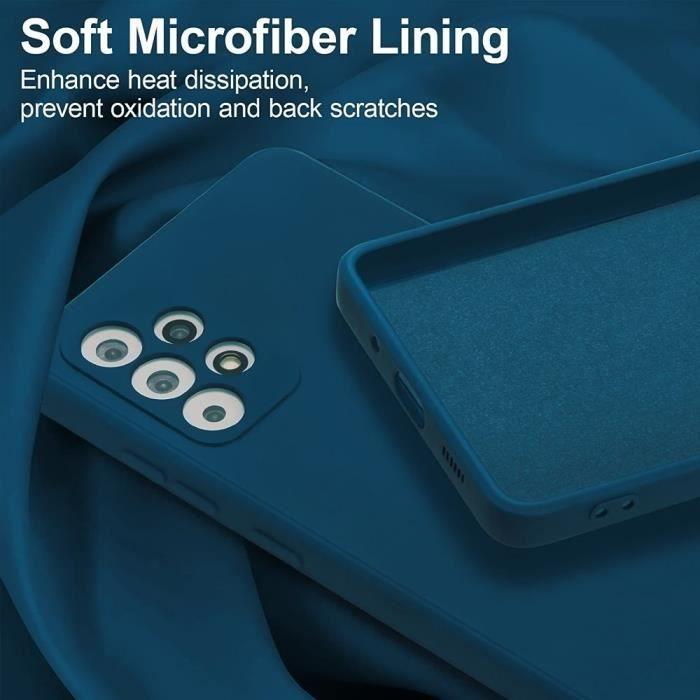 Coque de protection - Booling - pour Samsung Galaxy A52/A52s/A52 5G - Ultra Slim - Souple - Bleu Marine