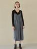 AVANT-G Daily V-Neck Knit Pullover - Black