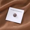 New 54color Matte Silk Scarf Hijab Magnet Brooch Strong Magnetic Buttons Round Shawl Dual-use Collar Clip Cufflinks