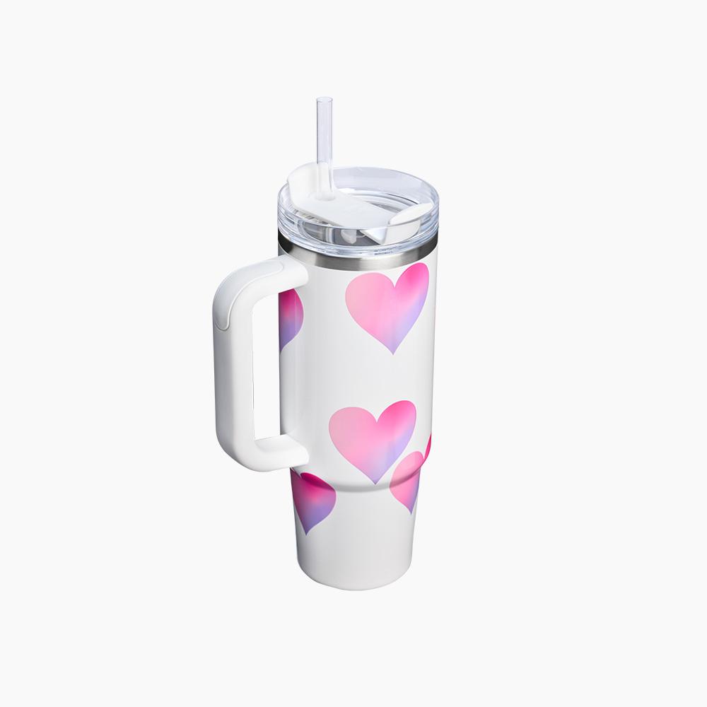 STANLEY Quencher H2.0 FlowState Tumbler 887ml, Frost Heart Gradient