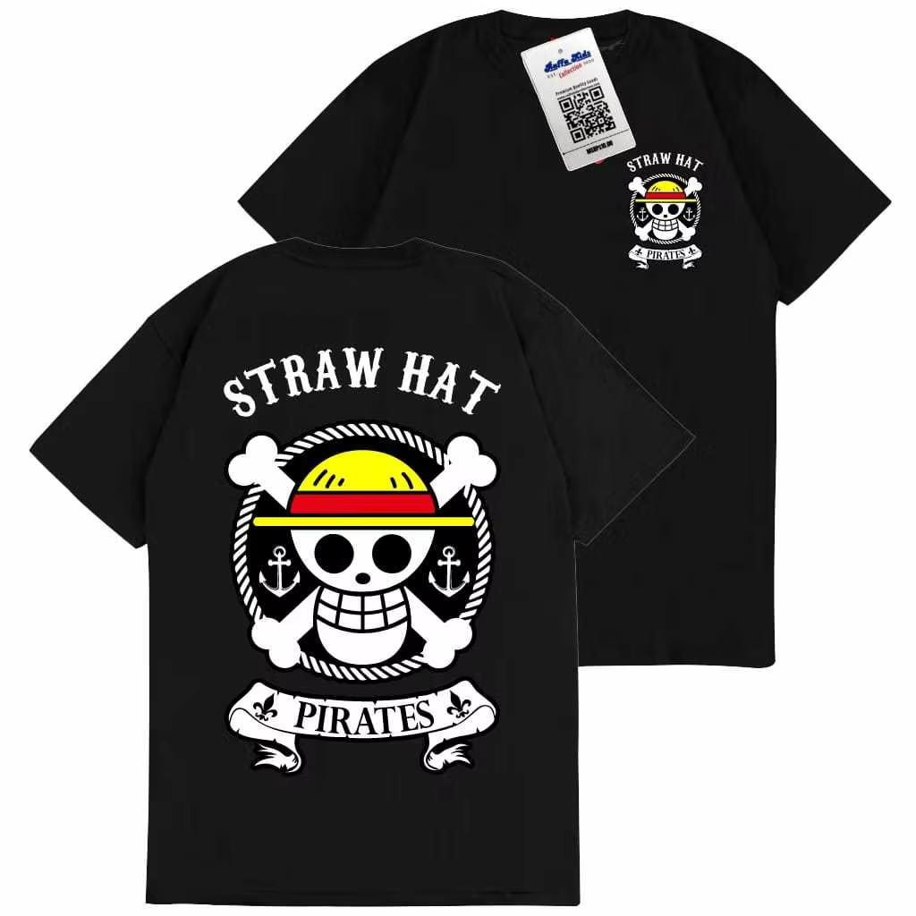 

Summer New Arrivals One Piece Anime Peripheral Clothes Classic Comic 2026TShirt Short Sleeve Crew Neck Unisexs and Womens Couples M