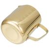 1Pc Golden Thickened Stainless Steel Measured Milk Frothing Pitcher Latte Art Cup Coffee Steaming Mug Frother Steamer Cappuccino