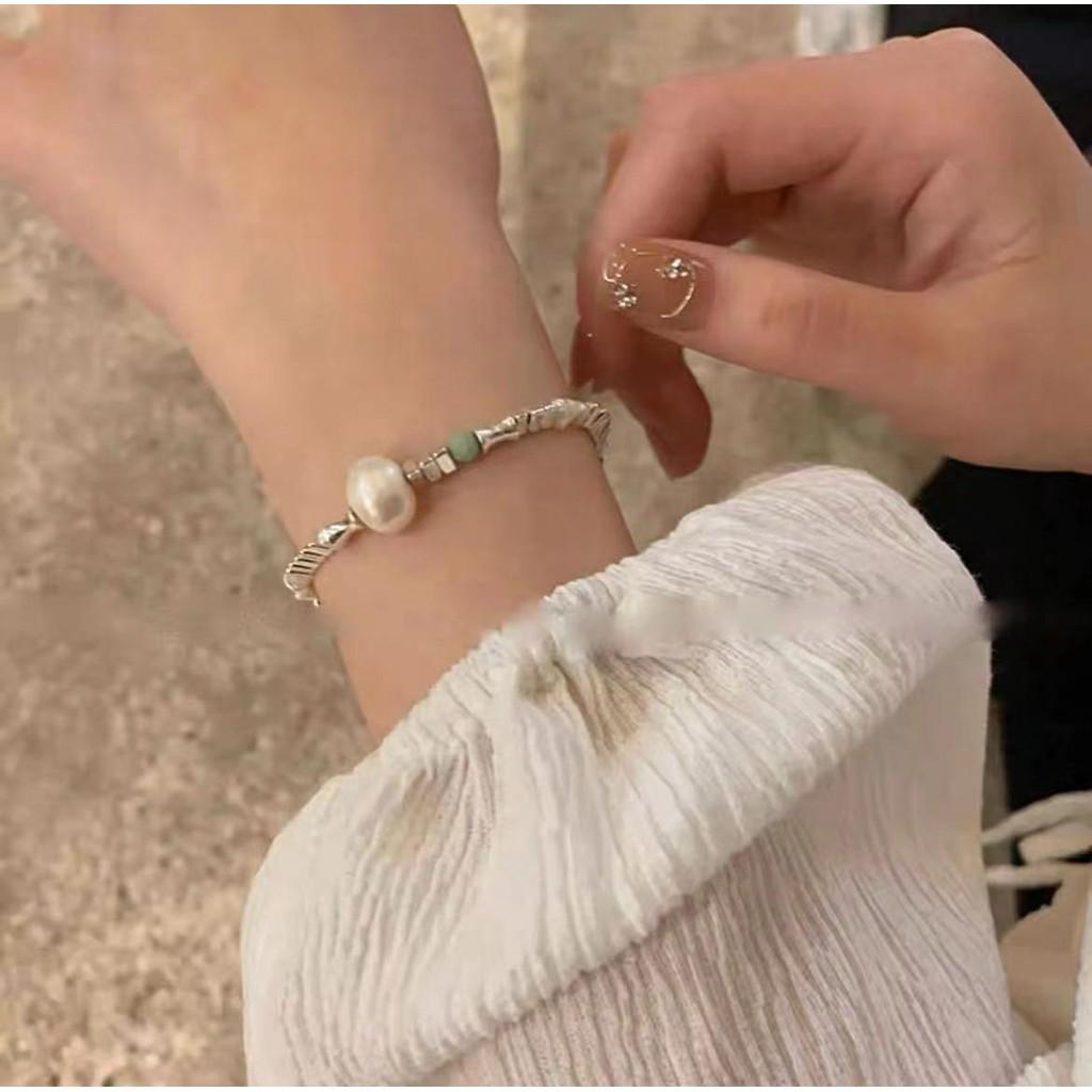 Fashionable Summer Dopamine Rainbow Beaded Flower Bracelet For Women Trendy Jewelry Gift