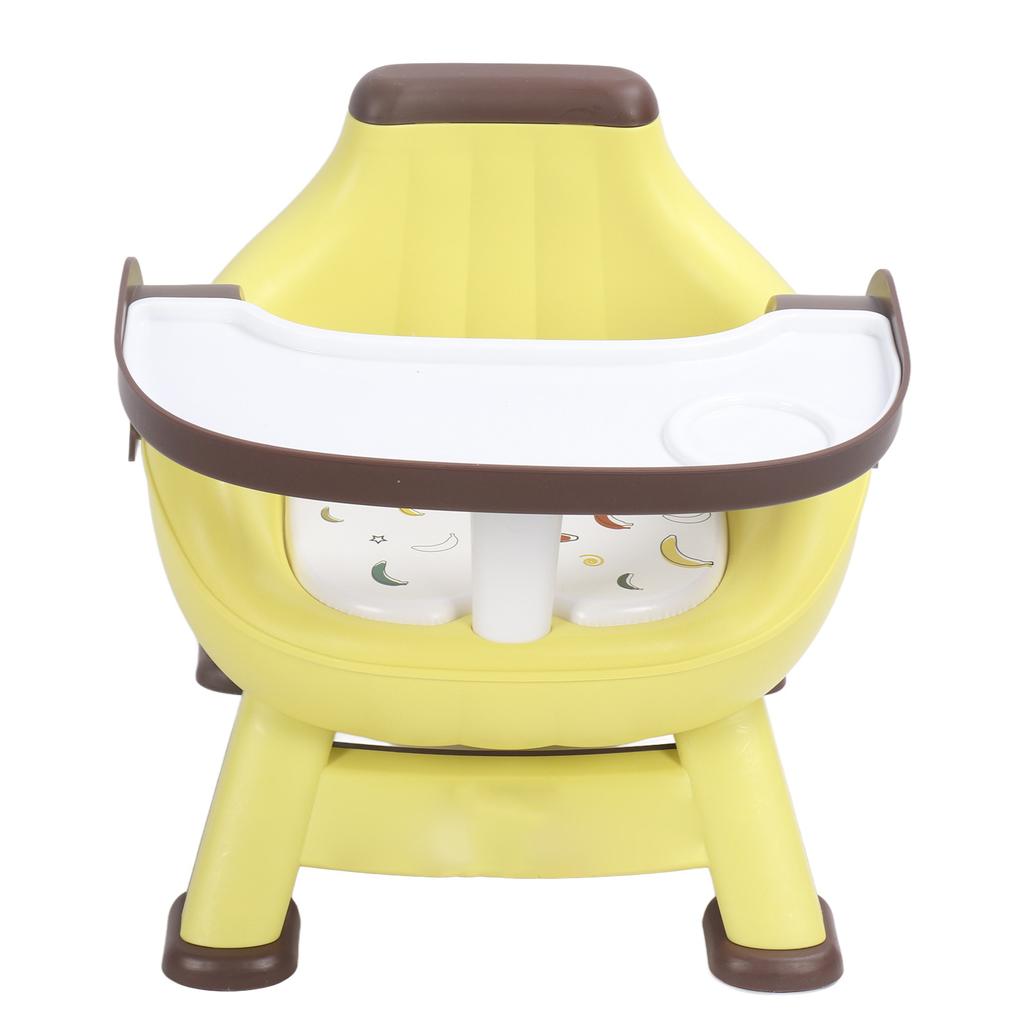 Baby Eating Chair with Double Layer Tray Squeaky Cushion Backrest Multifunctional Kids Dinning