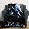 1pc Casper2 Blanket, Gift, for Men and Women, Soft Blanket, Good for Sofa Bed Couch Travel, Lightweight Flannel Blanket