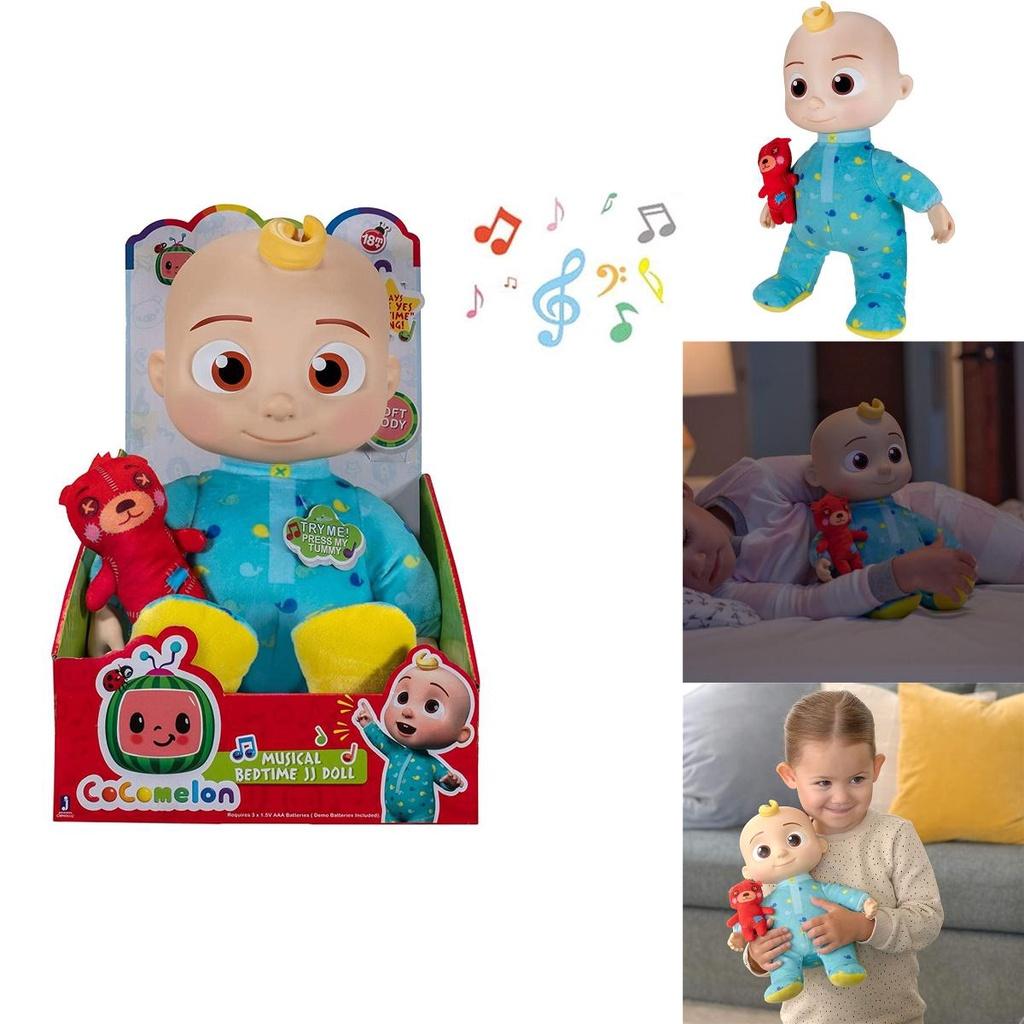 Jj Wassermelone Plüschtier mit Musik für Kinder zur Schlafenszeit und als Einschlafhilfe