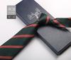 Tie Men'S Formal Wear British Retro Brown Striped 8Cm Hand Style Student Work Professional Wear