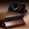 Genuine Leather Phone Case for Samsung S26+ Plus 5G Business Style Fashion Luxury with Card Slots Cover for S26 Ultra 5G