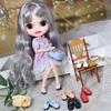Pretend Play OB22 OB24 Shoes Cute Outfit Doll Leather Shoes For Blyth Doll Shoes  Doll Accessories