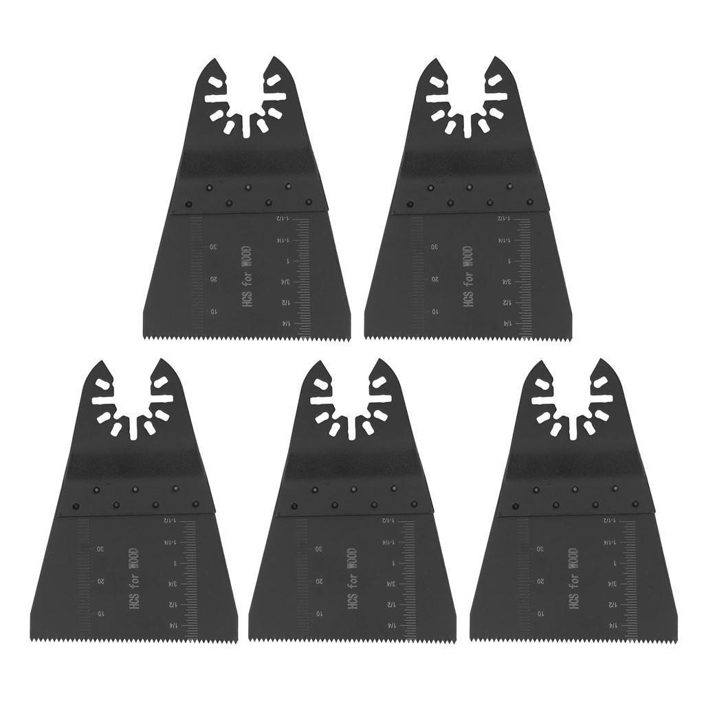5 Pcs Oscillating Multitool Blade 65mm Multi Purpose Quick Release Tool Saw Blade for Wood Plastic