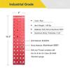 Thread Checker, Nut And Bolt Thread Checker, Bolt Size And Thread Gauge, Bolt And Nut Identifier Gauge, Bolt Gauge Durable